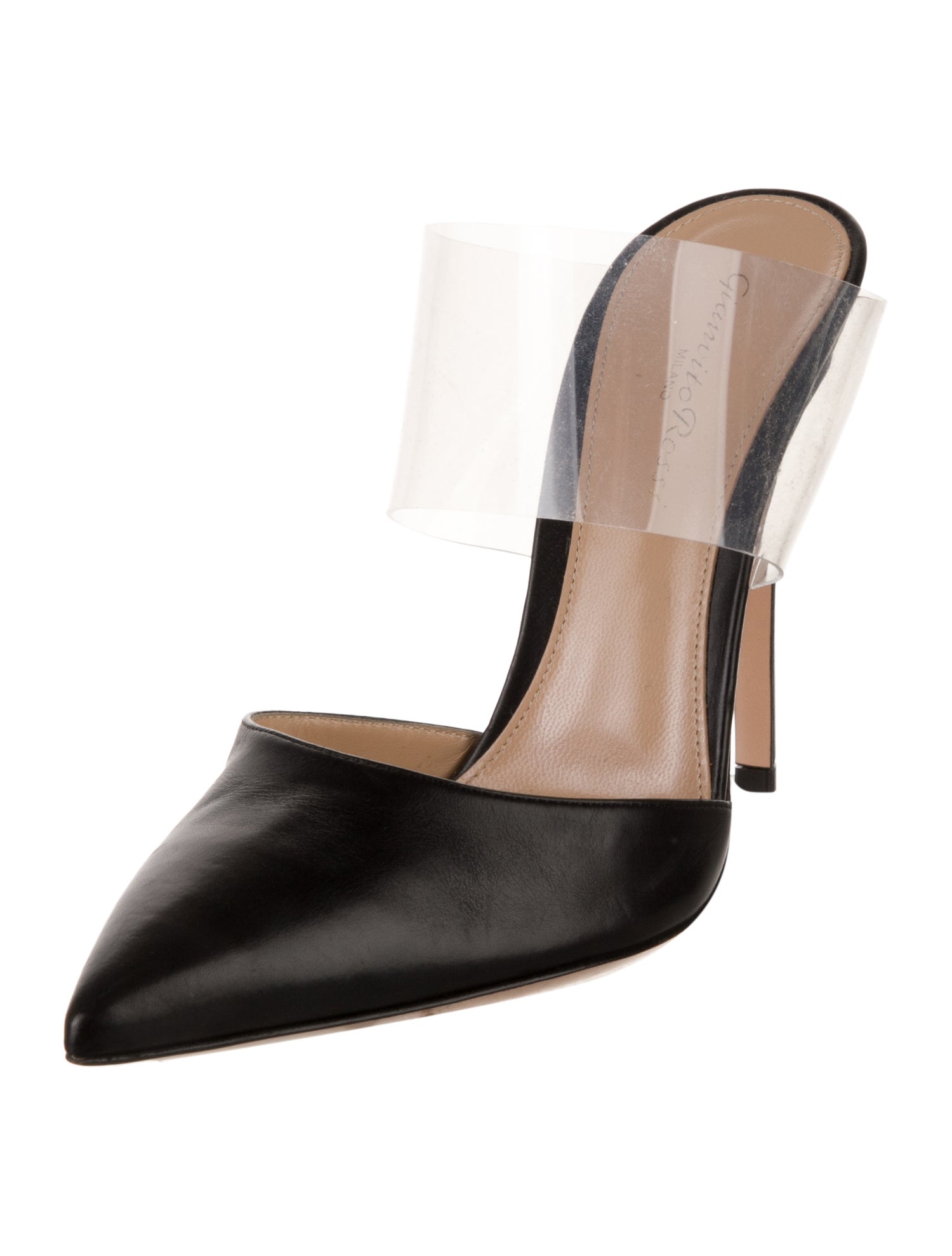 Gianvito Rossi Leather Mules