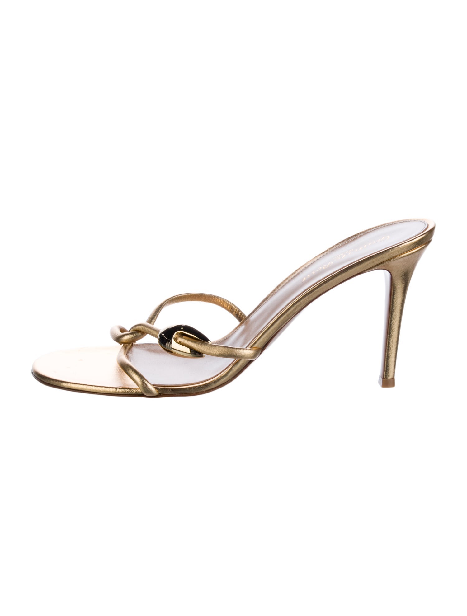 Gianvito Rossi Patent Leather Slides