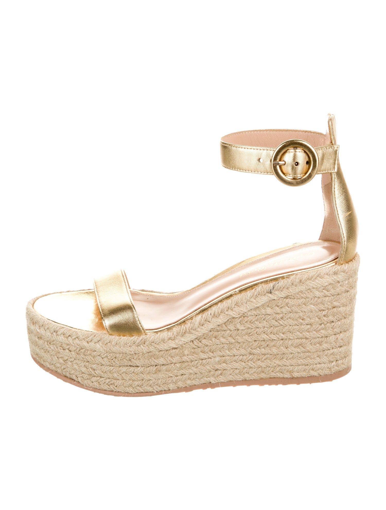Gianvito Rossi Leather Espadrilles