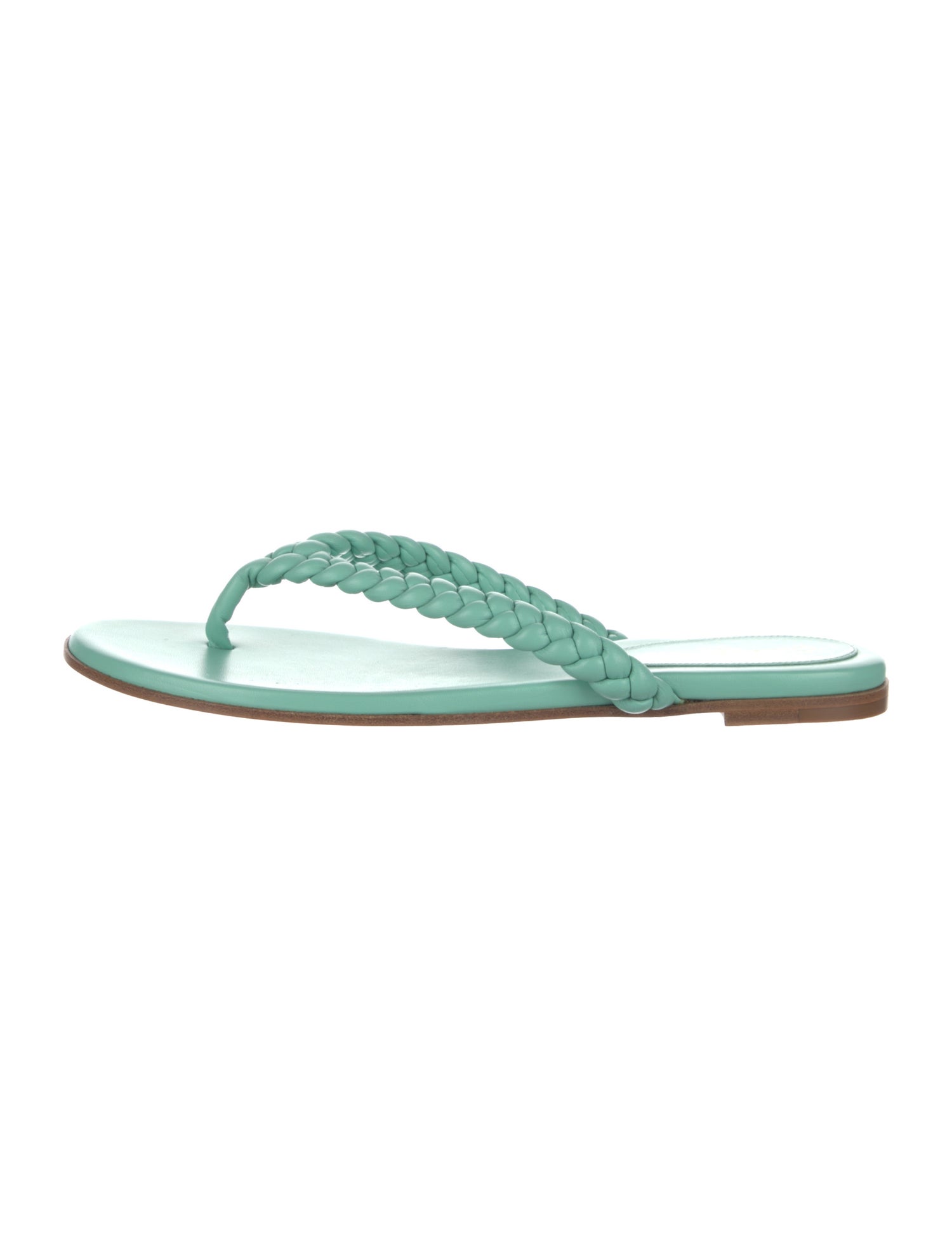 Gianvito Rossi Leather Flip Flops