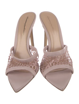 Gianvito Rossi Satin Slides