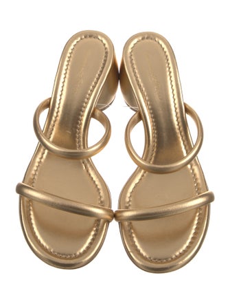 Gianvito Rossi Leather Slides