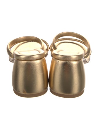 Gianvito Rossi Leather Slides