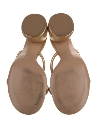 Gianvito Rossi Leather Slides