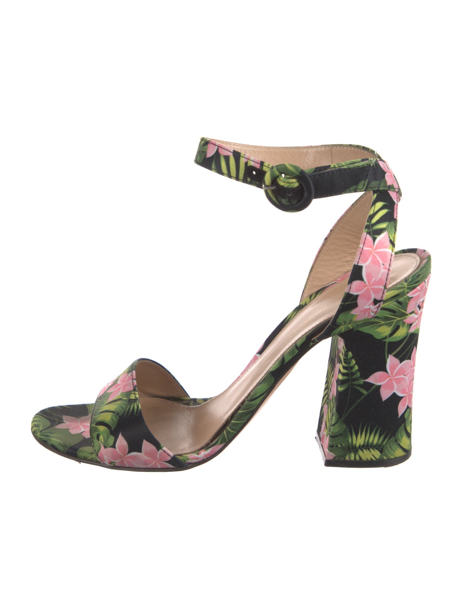 Gianvito Rossi Floral Print Sandals
