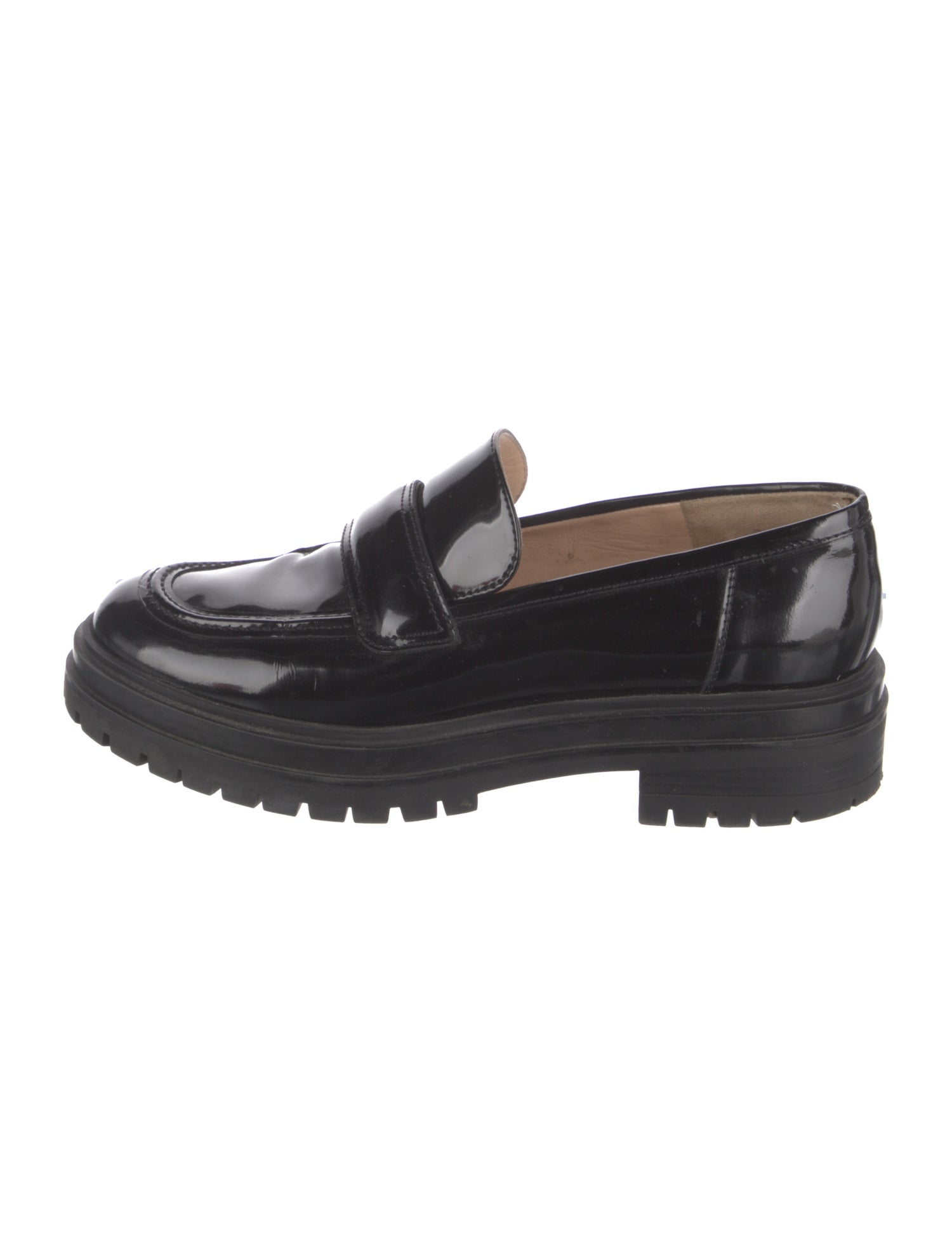 Gianvito Rossi Patent Leather Loafers