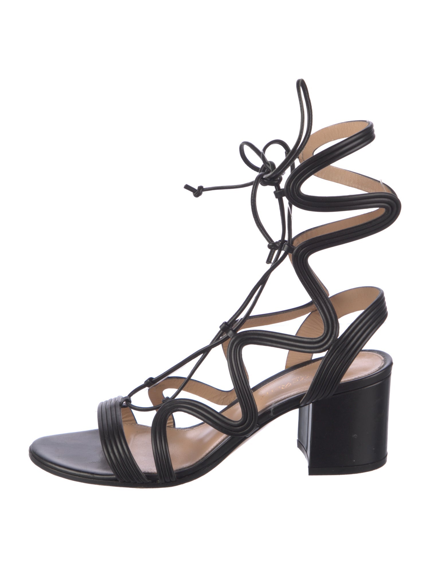 Gianvito Rossi Leather Gladiator Sandals