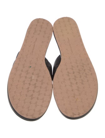 Gianvito Rossi Leather Slides