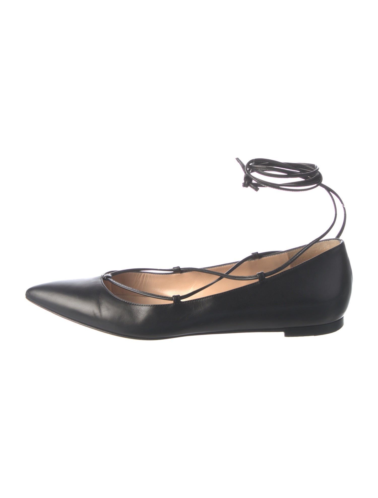 Gianvito Rossi Leather Ballet Flats