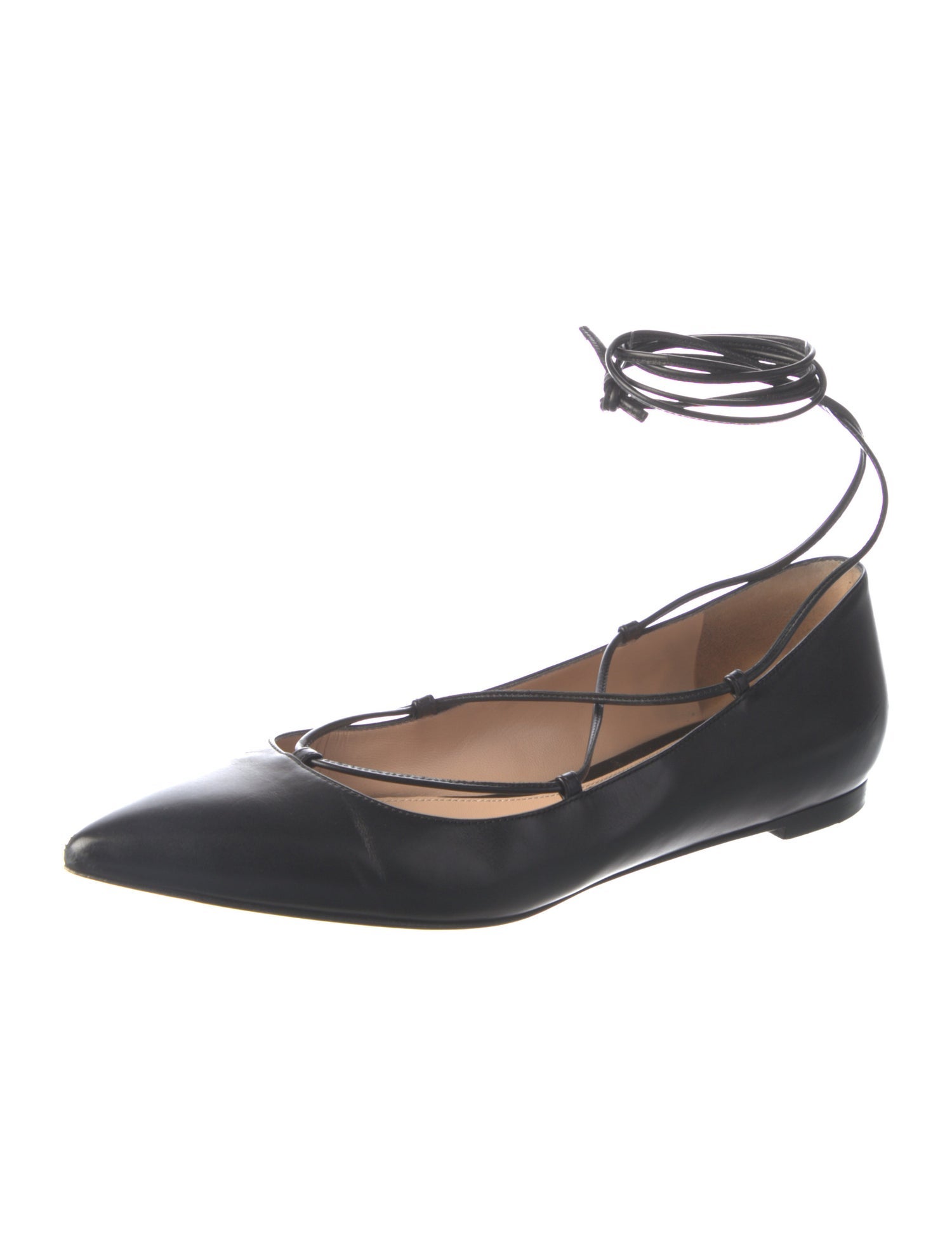 Gianvito Rossi Leather Ballet Flats
