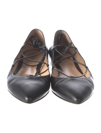 Gianvito Rossi Leather Ballet Flats