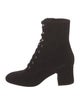 Gianvito Rossi Suede Lace-Up Boots