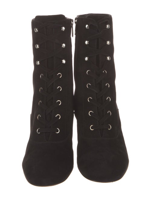 Gianvito Rossi Suede Lace-Up Boots