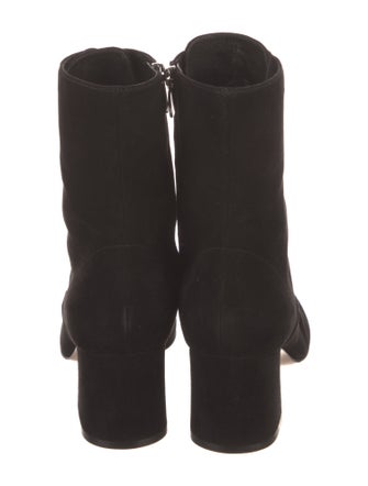 Gianvito Rossi Suede Lace-Up Boots