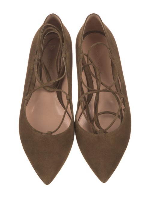 Gianvito Rossi Suede Ballet Flats