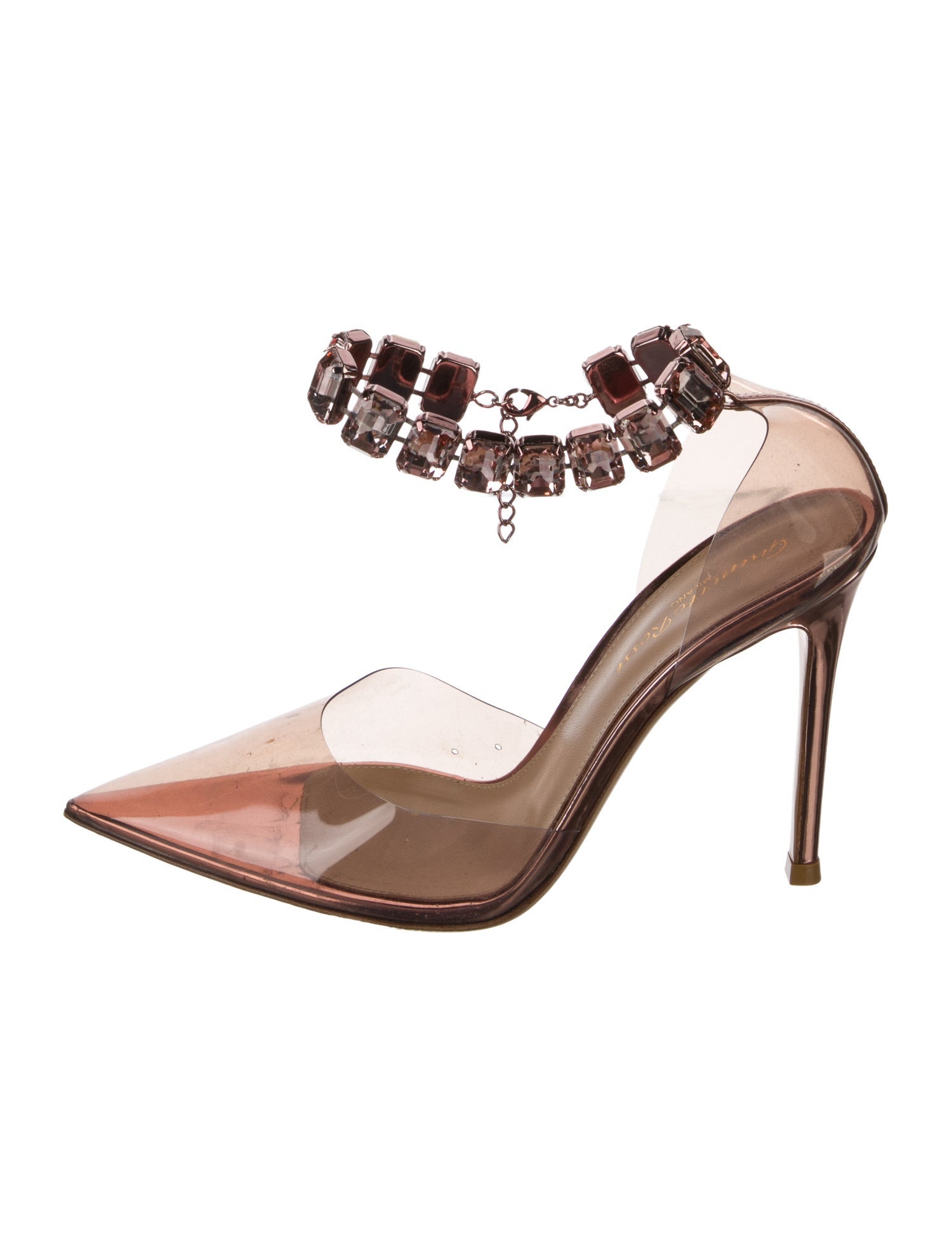 Gianvito Rossi PVC D'Orsay Pumps