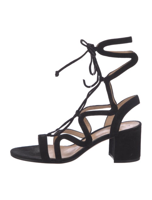 Gianvito Rossi Suede Gladiator Sandals