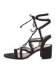 Gianvito Rossi Suede Gladiator Sandals