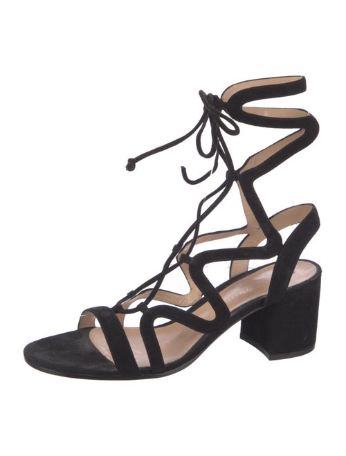 Gianvito Rossi Suede Gladiator Sandals