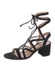Gianvito Rossi Suede Gladiator Sandals