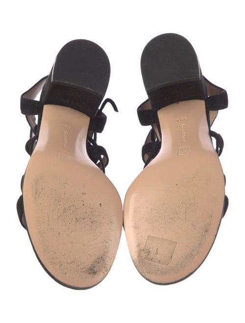 Gianvito Rossi Suede Gladiator Sandals