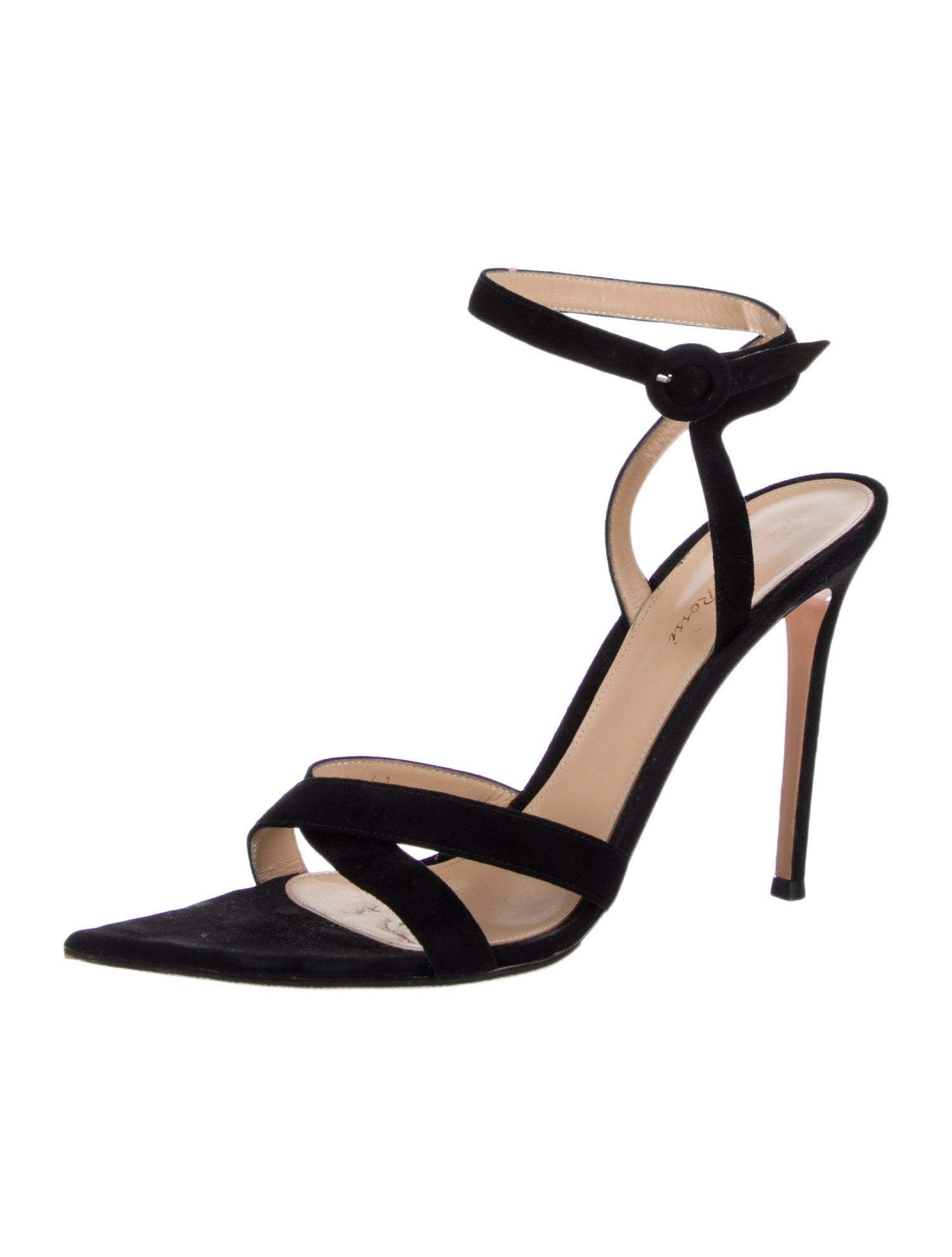 Gianvito Rossi Suede Slingback Pumps