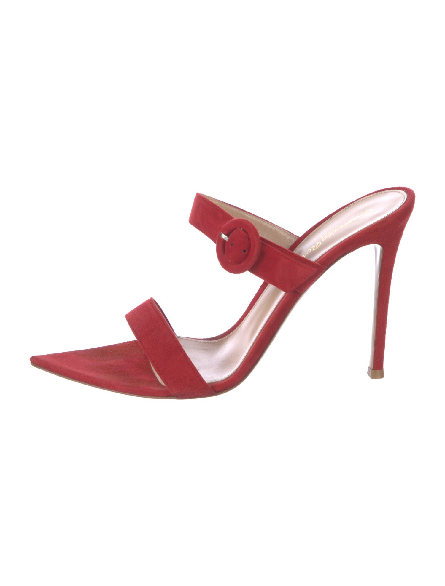 Gianvito Rossi Suede Slides