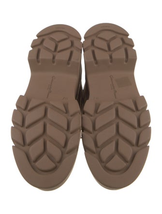 Gianvito Rossi Suede Combat Boots