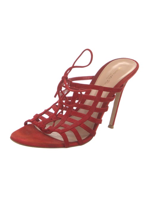 Gianvito Rossi Suede Slides