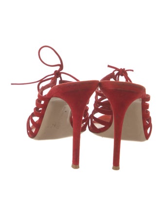 Gianvito Rossi Suede Slides