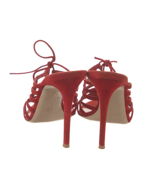 Gianvito Rossi Suede Slides