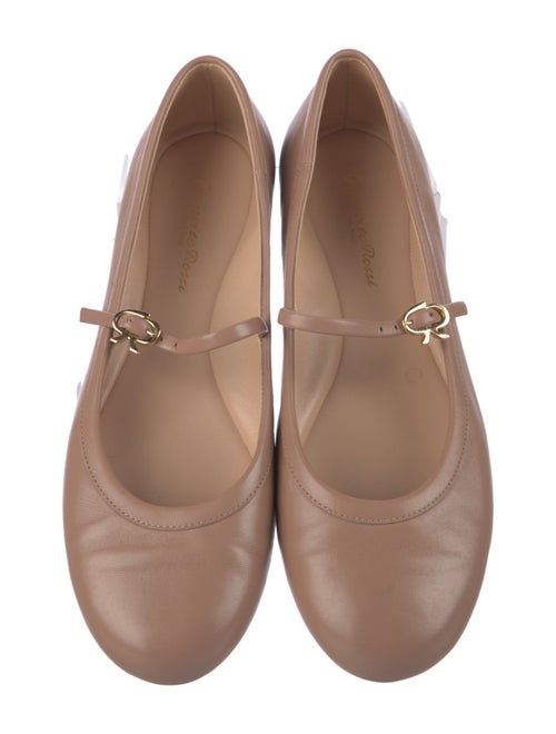 Gianvito Rossi Leather Mary Jane Flats