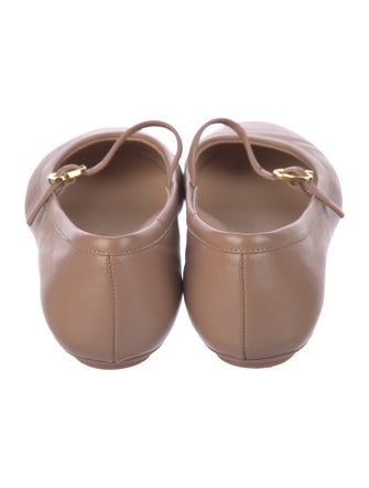 Gianvito Rossi Leather Mary Jane Flats