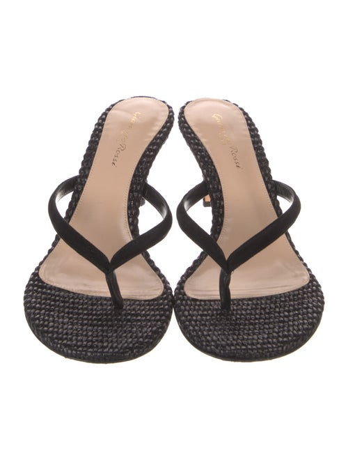 Gianvito Rossi Suede Slides