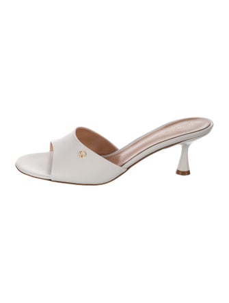 Gianvito Rossi Leather Slides