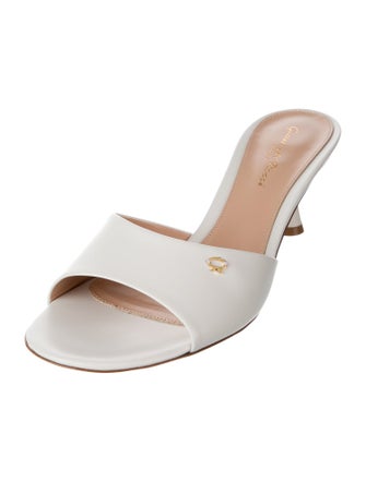 Gianvito Rossi Leather Slides