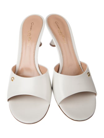 Gianvito Rossi Leather Slides