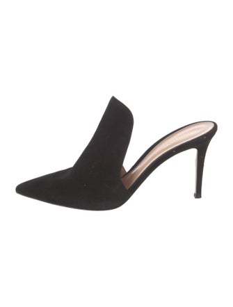 Gianvito Rossi Suede Mules