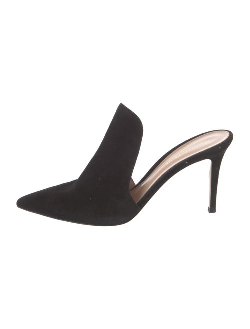 Gianvito Rossi Suede Mules