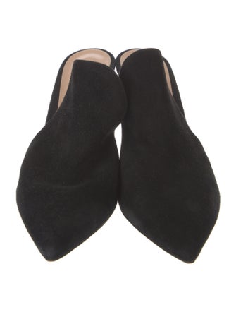 Gianvito Rossi Suede Mules