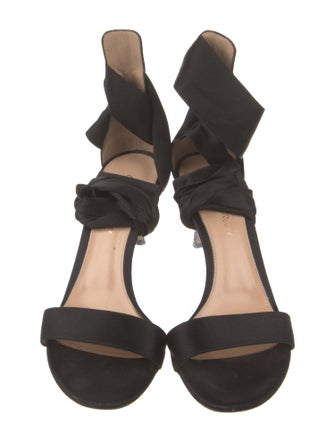 Gianvito Rossi Satin Sandals