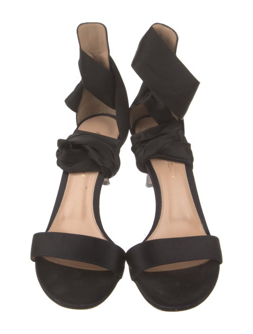 Gianvito Rossi Satin Sandals