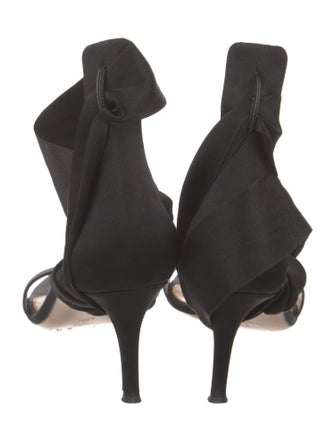 Gianvito Rossi Satin Sandals