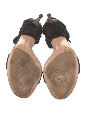 Gianvito Rossi Satin Sandals