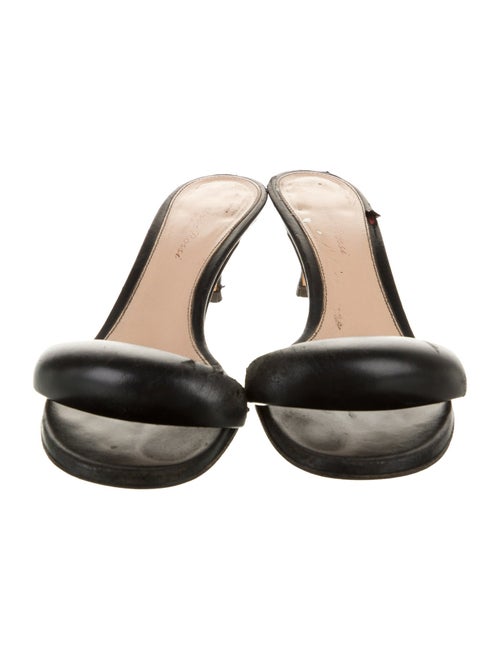 Gianvito Rossi Leather Slides