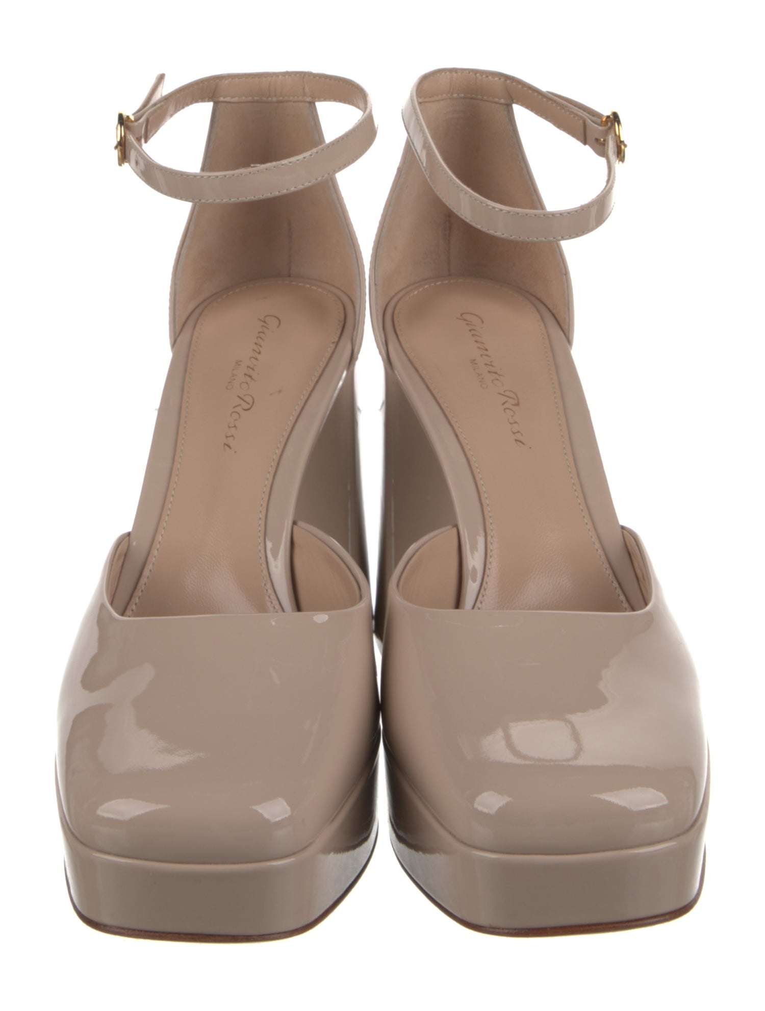 Gianvito Rossi Patent Leather D'Orsay Pumps