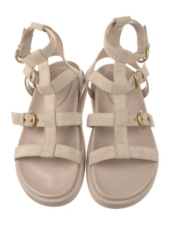 Gianvito Rossi Suede Gladiator Sandals