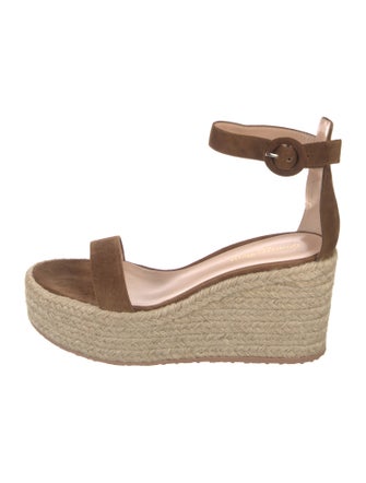 Gianvito Rossi Suede Espadrilles