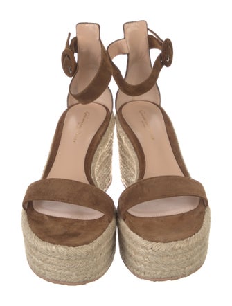 Gianvito Rossi Suede Espadrilles