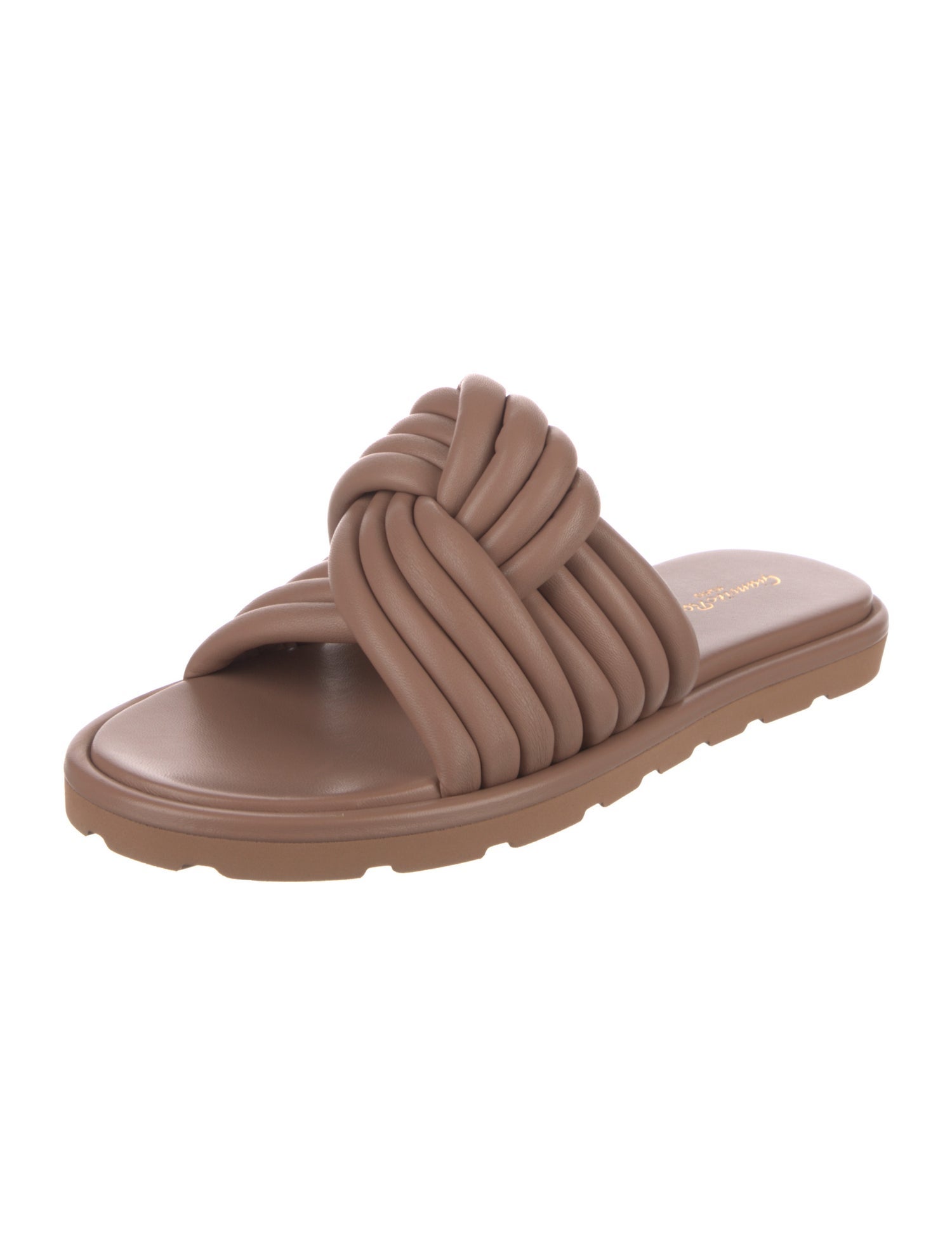 Gianvito Rossi Leather Slides w/ Tags